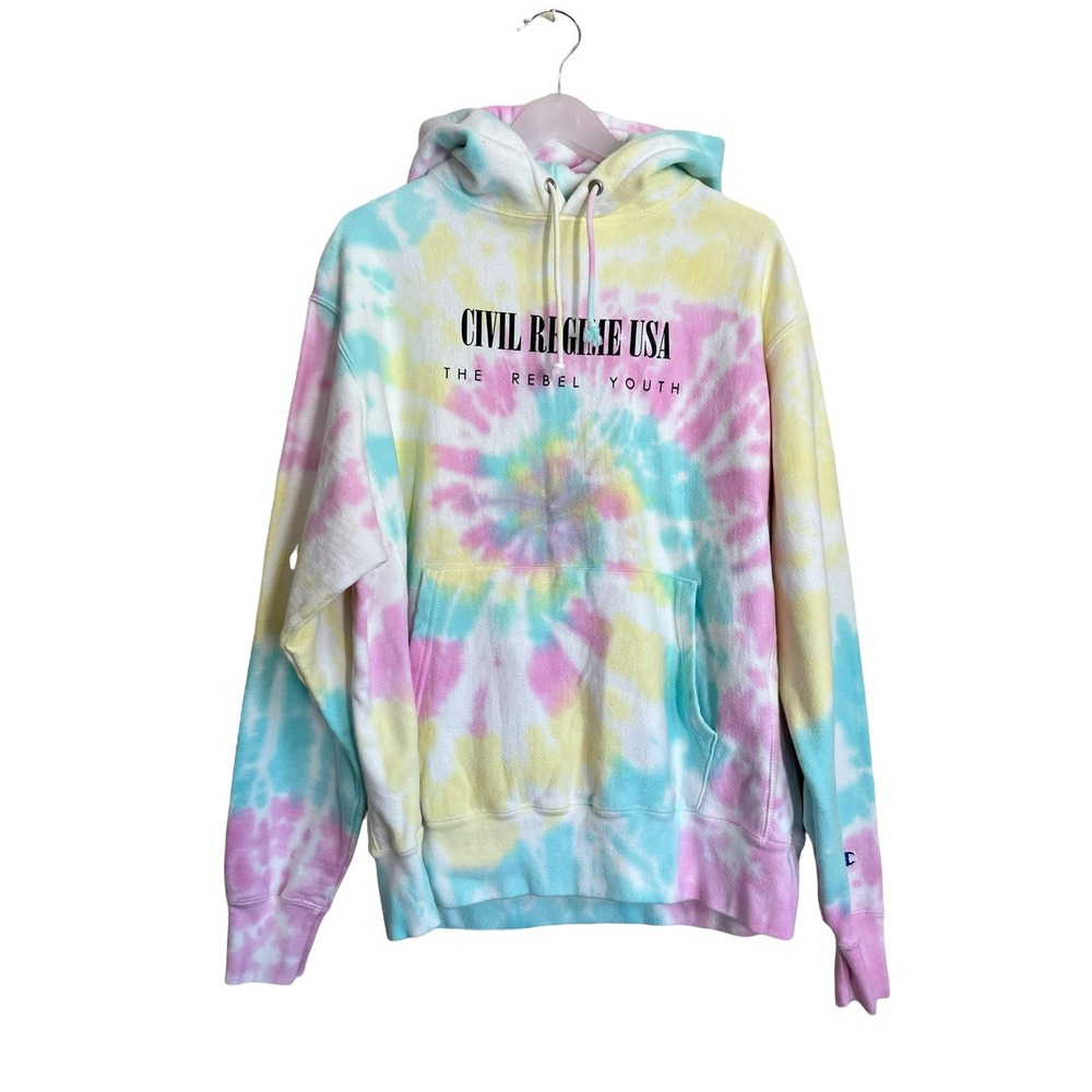 Civil Regime Tie Dyed Hoodie Sweatshirt